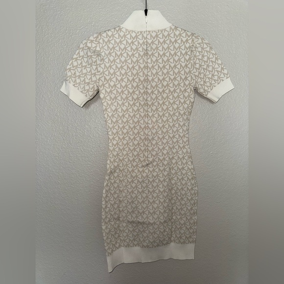 Michel Kors logo jacquard mock neck dress - Picture 3 of 4